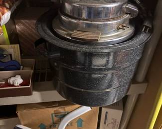 . . . canner and vintage waffle maker