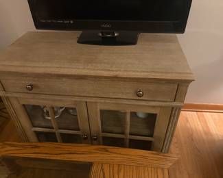 . . . nice barnwood-style TV stand