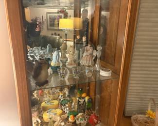 . . .  coral, Precious Moments, praying hands, and more