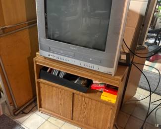 . . . vintage VCR/CD TV