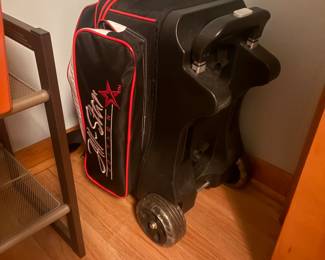 . . . high-end bowling bag and balls