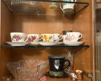 . . . English teacup collection