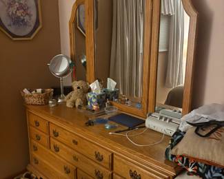 . . . large mirrored dresser