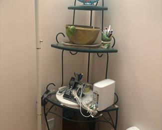 . . . open corner shelf