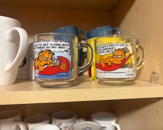 . . . Garfield collectible glasses