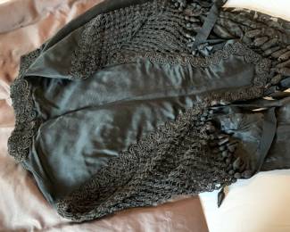 #88	Very Rare and Vintage - Edwardian 1890s  Dress & Skirt w/underskirt - by Rose Drewior Avery	 $300.00 