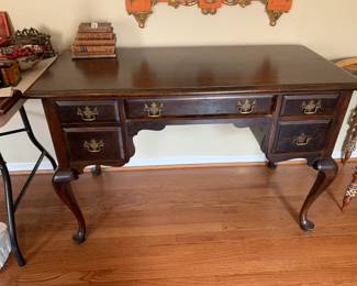 #102	Wood 5 Drawer Writing Desk - 48x21x30	 $100.00 