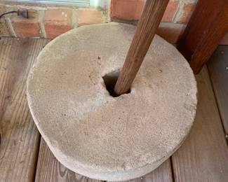 #239	Concrete Mill Stone - 13.5" Round	 $30.00 