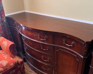 #7	Drexel Buffet Curved Front w/6 drawers & 2 doors - 64x23x36	 $275.00 