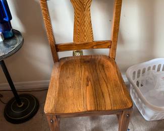 #80	Oak Dining Chair	 $30.00 