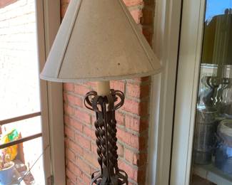 #241	Iron Lamp - 36" Tall	 $40.00 