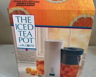#179	the iced tea pot by mr coffee in box	 $24.00 