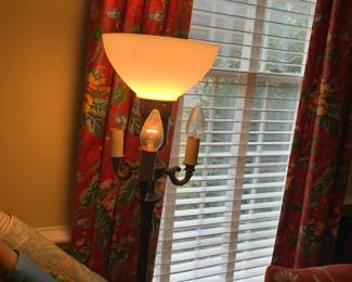 #15	Metal Base Heavy Floor Lamp w/4 lights - 61" Tall	 $200.00 