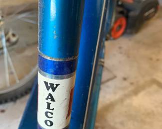 #210	Walco blue vintage bike 	 $50.00 