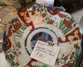 #349	Antique japanese imari Procelain Bowl	 $35.00 