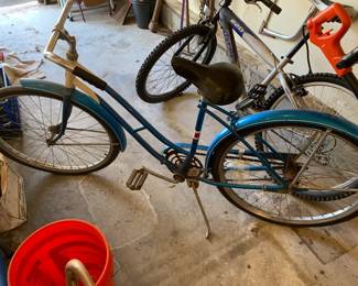 #210	Walco blue vintage bike 	 $50.00 