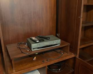 #40	3 pc Entertainment Center w/2 side Bookcases w/center piece with 4 doors - 30x18x75 (sides) and Center piece - 42x23x79 - Overall  101" Wide - You Move no help	 $100.00 