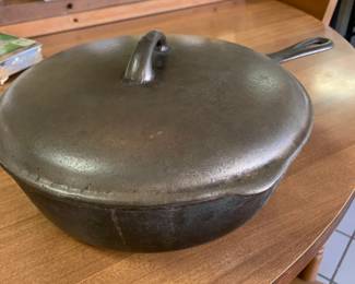 #267	No. 8 Cast Iron Chicken Fryer w/lid	 $35.00 