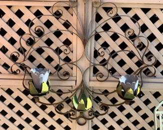 #233	3 pot holder wall hanger 38x38 	 $30.00 