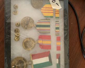 #256	Box of Military Medals - set of 8	 $20.00 