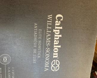 #288	Calphalon 2.5Qt Sauce Pot w/Lid New in Box - William Sonoma 	 $20.00 