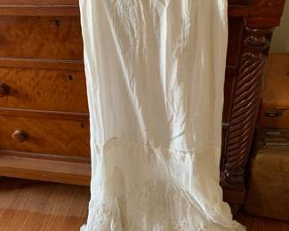 #93	Petticoat w/Embroidery and Lace 	 $25.00 
