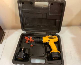 #183	Dewalt 9.6 volt drill 	 $25.00 