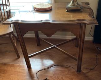 #108	Brandt Wood End Table - 31x21x24	 $150.00 