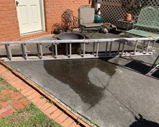 #225	Lewisville 22 foot extention ladder 	 $120.00 