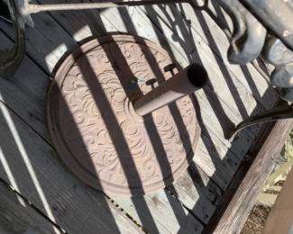 #251	Metal Umbrella  and Umbrella 20" Round 	 $50.00 