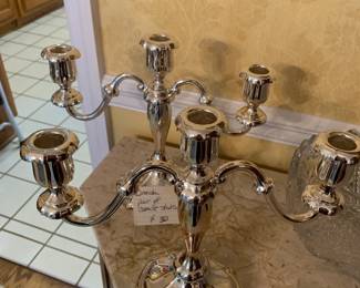 #271	Oneida Pair of 2 Candle Holders 	 $30.00 