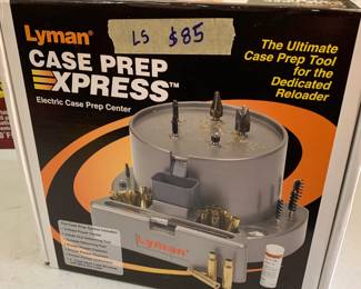 #190	Lyman case prep xpross electric case prep center reloader 	 $85.00 