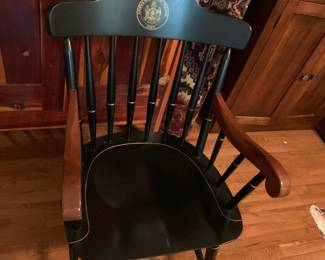 #38	Black University of Maine Decal on Wood Side Chair - 1865	 $75.00 