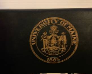 #38	Black University of Maine Decal on Wood Side Chair - 1865	 $75.00 