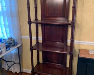 #18	Wood 3 Shelf Display Shelf-  28x12x74	 $175.00 