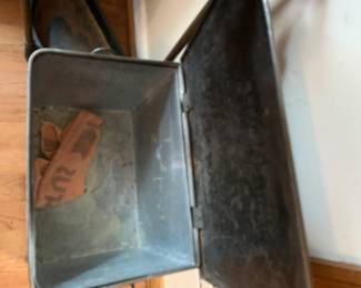 #60	Brass Coal Bin w/ring side handles - 15x10x11	 $50.00 