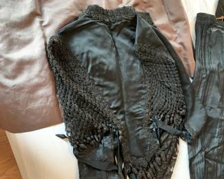 #88	Very Rare and Vintage - Edwardian 1890s  Dress & Skirt w/underskirt - by Rose Drewior Avery	 $300.00 