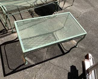 #228	metal coffee table 33x18x13	 $20.00 