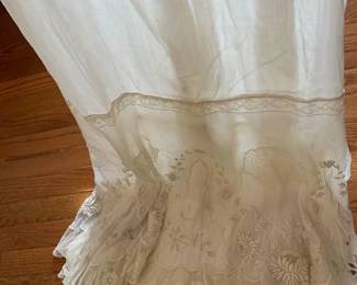 #93	Petticoat w/Embroidery and Lace 	 $25.00 
