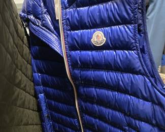 Moncler vests and jackets