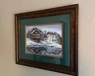 Mail Pouch framed print 