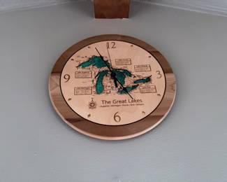 The Great Lakes wood clock 