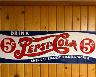 Large Pepsi Ande Rooney Erie sign 