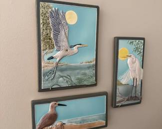 Water birds wall art 
