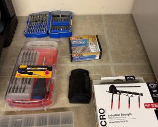 Assorted tools and hardware 