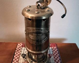 British coal mining lamp 