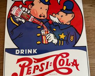 Metal Pepsi sign-Erie made