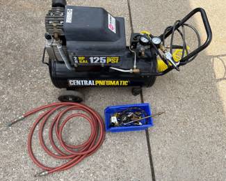Portable compressor and tools 