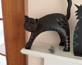 Decorative Metal Cat