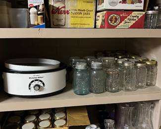 CANNING JARS GALORE